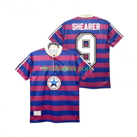 Fotballdrakt Newcastle United SHEARER 9 1995 Retro Bortetrøye 1997 Kortermet